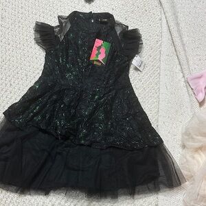 Elegant Black Kids Formal Dress